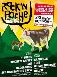 Festival Rock'n Poche. Du 2 au 3 août 2013 à Habère Poche. Haute-Savoie. 